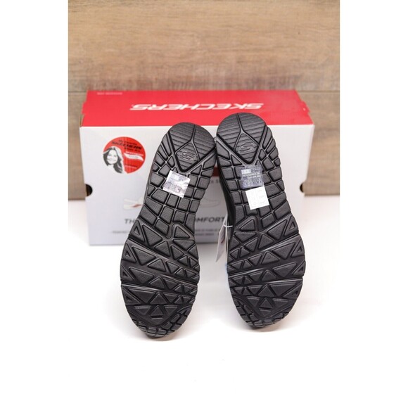 Skechers Women's Arch Fit Uno To The Max Clogs Black 8 - Picture 6 of 7